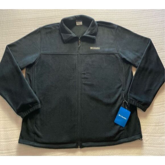 COLUMBIA Mens XLARGE Steens Mountain Black Full Zip Jacket - Picture 6 of 12